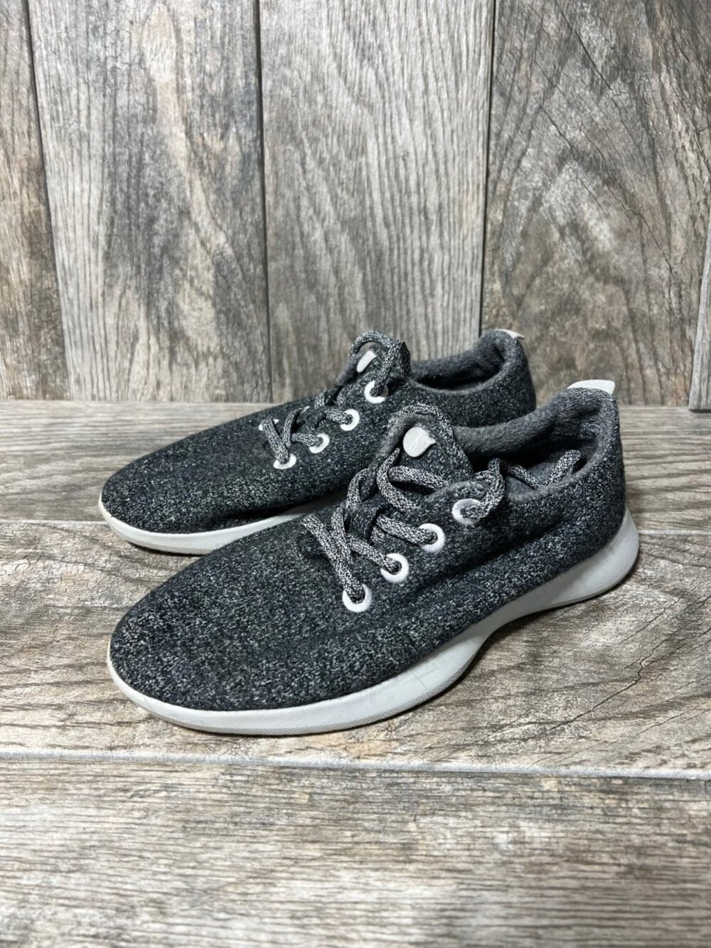 AllBirds Wool Runners Grey Marino Wool Sneaker Shoes Walking Comfort Women 8 - Picture 2 of 7
